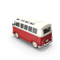 Toon Classic Minibus PNG & PSD Images