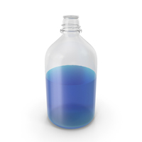 Laboratory Bottle Big With Isopropanol PNG & PSD Images