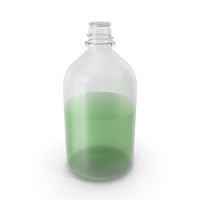 Laboratory Bottle Big With Methanol PNG & PSD Images