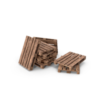 Wooden Pallets Heap PNG & PSD Images