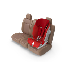 Child Safety Seat on Car Seat PNG & PSD Images