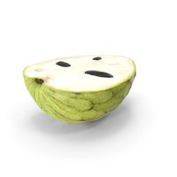 Chirimoya Fruit Half PNG & PSD Images