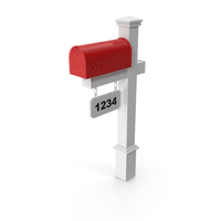 Classic Mailbox Wooden Stand PNG & PSD Images