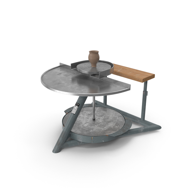 Clay Pot on Pottery Wheel PNG & PSD Images