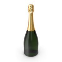 Closed Champagne Bottle PNG & PSD Images