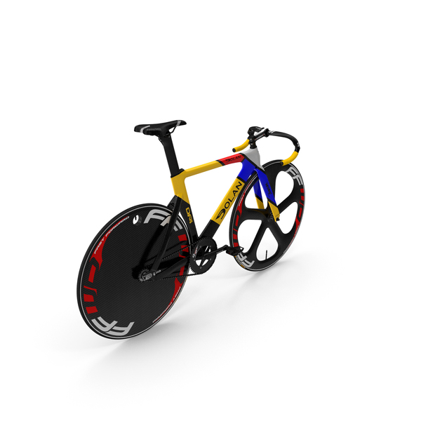 Colored Track Bike Dolan DF4 Carbon PNG & PSD Images