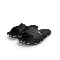 Crocs Crocband Slide Black PNG & PSD Images