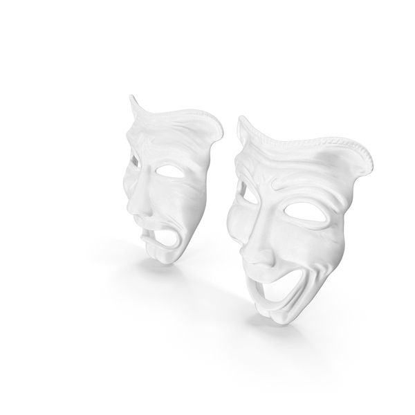 Comedy And Tragedy Theater Masks PNG & PSD Images