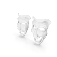 Comedy And Tragedy Theater Masks PNG & PSD Images