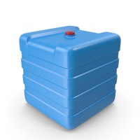 Plastic Water Tank Blue PNG & PSD Images