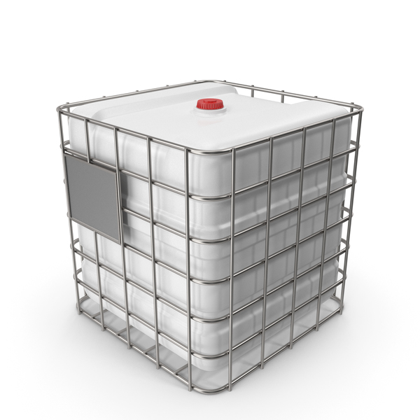 Plastic Water Tank In Cage White PNG & PSD Images
