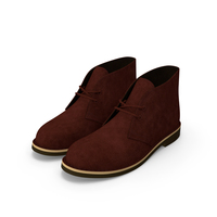 Suede Chukka Boots Brown PNG & PSD Images
