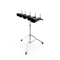 Cowbell Drum Set With Stand PNG & PSD Images