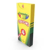 Crayola 4 Count Colored Crayons PNG & PSD Images
