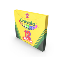 Crayons Box 12 Count PNG & PSD Images