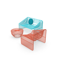 Love Seat Drum Table PNG & PSD Images