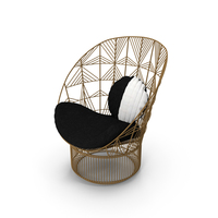 Peacock Lounge Chair PNG & PSD Images