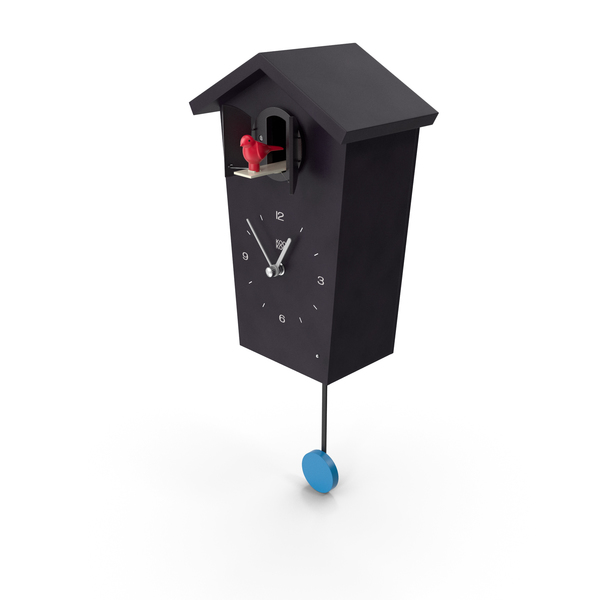 Cuckoo Clock Black PNG & PSD Images