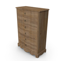 Corsica Six Drawer Chest PNG & PSD Images