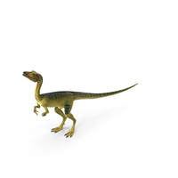 Dinosaur Compsognathus Worried Pose PNG & PSD Images