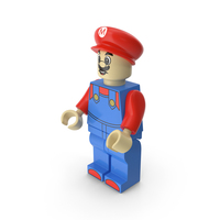 Mario Lego Figure PNG & PSD Images