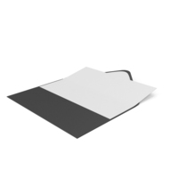 Black Envelope and Paper Card PNG & PSD Images