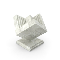 Modern Sculpture B (Marble) PNG & PSD Images