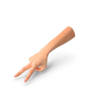 Female Arm A (Pose G Textured) V Shape PNG & PSD Images