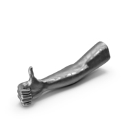 Silver Arm Thumb Up PNG & PSD Images