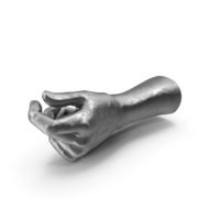 Silver Hand Thumb Object Hold Pose PNG & PSD Images