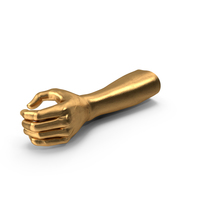 Golden Hand Wide Pole Object Hold Pose PNG & PSD Images