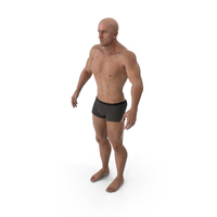 Athletic Man Standing PNG & PSD Images