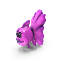 Cartoon Golden Fish Pink PNG & PSD Images