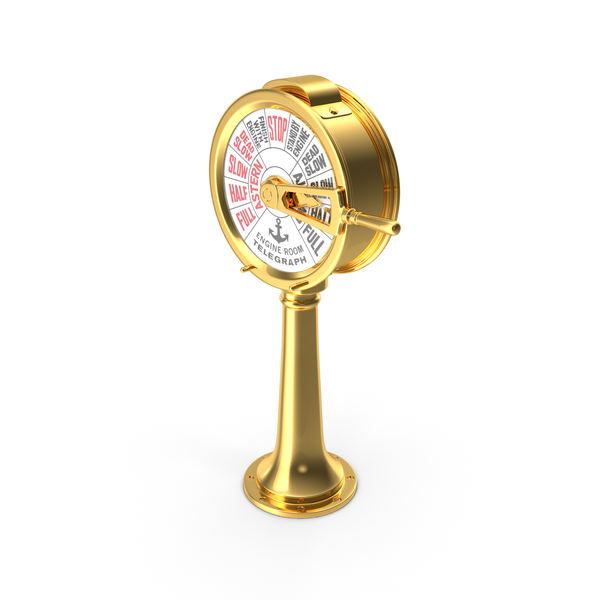 Engine Order Telegraph with Moving Handle PNG & PSD Images