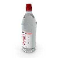 Evian Water 750ml Plastic Bottle PNG & PSD Images