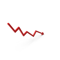 Arrow Graph Down PNG & PSD Images