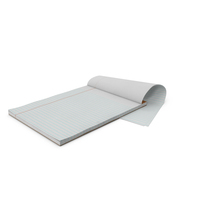Blank White Writing Pad PNG & PSD Images