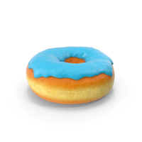Blue Donut PNG & PSD Images