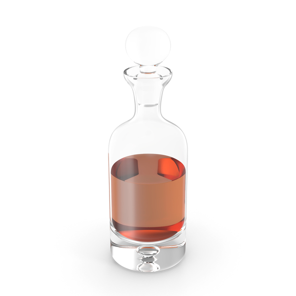 Direction Decanter with Whiskey PNG & PSD Images