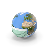 Earth Stylized with Mask PNG & PSD Images