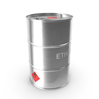 Ethanol Metal Barrel PNG & PSD Images
