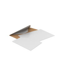 Craft Envelope with Paper Cards PNG & PSD Images