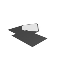 Two Black Envelopes PNG & PSD Images