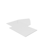Two White Envelopes PNG & PSD Images