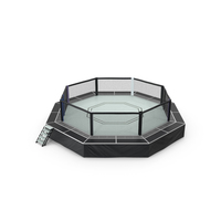 Fighting Octagon Arena PNG & PSD Images