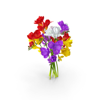 Freesia Bouquet PNG & PSD Images