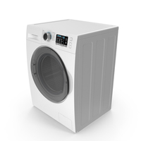 Front Load Washing Machine White PNG & PSD Images