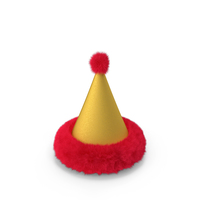 Fur Cone Party Hat PNG & PSD Images