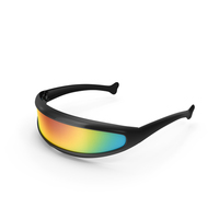Futuristic Cyclops Shield Sunglasses PNG & PSD Images