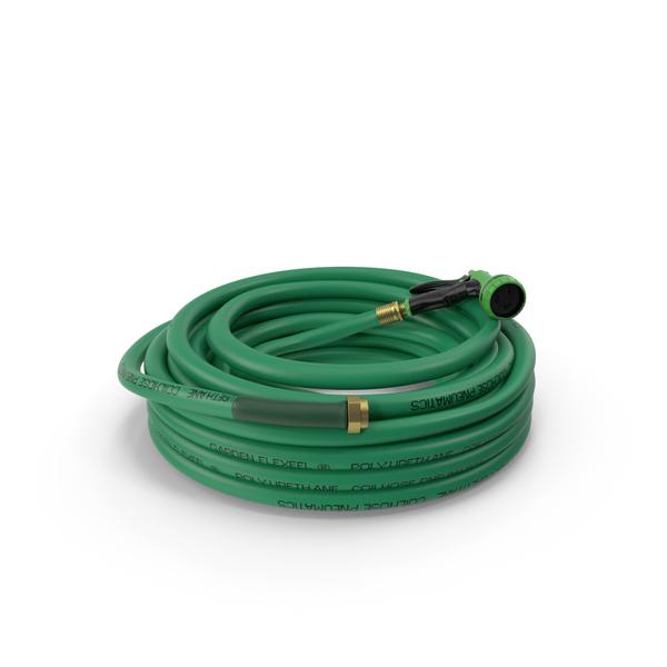 Garden Hose and Trigger Nozzle PNG & PSD Images